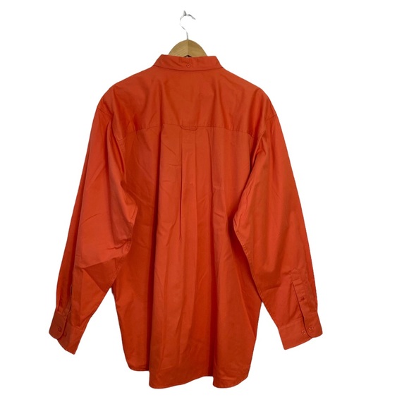 Christopher Rand Classic Button Up Orange Shirt - Picture 3 of 4